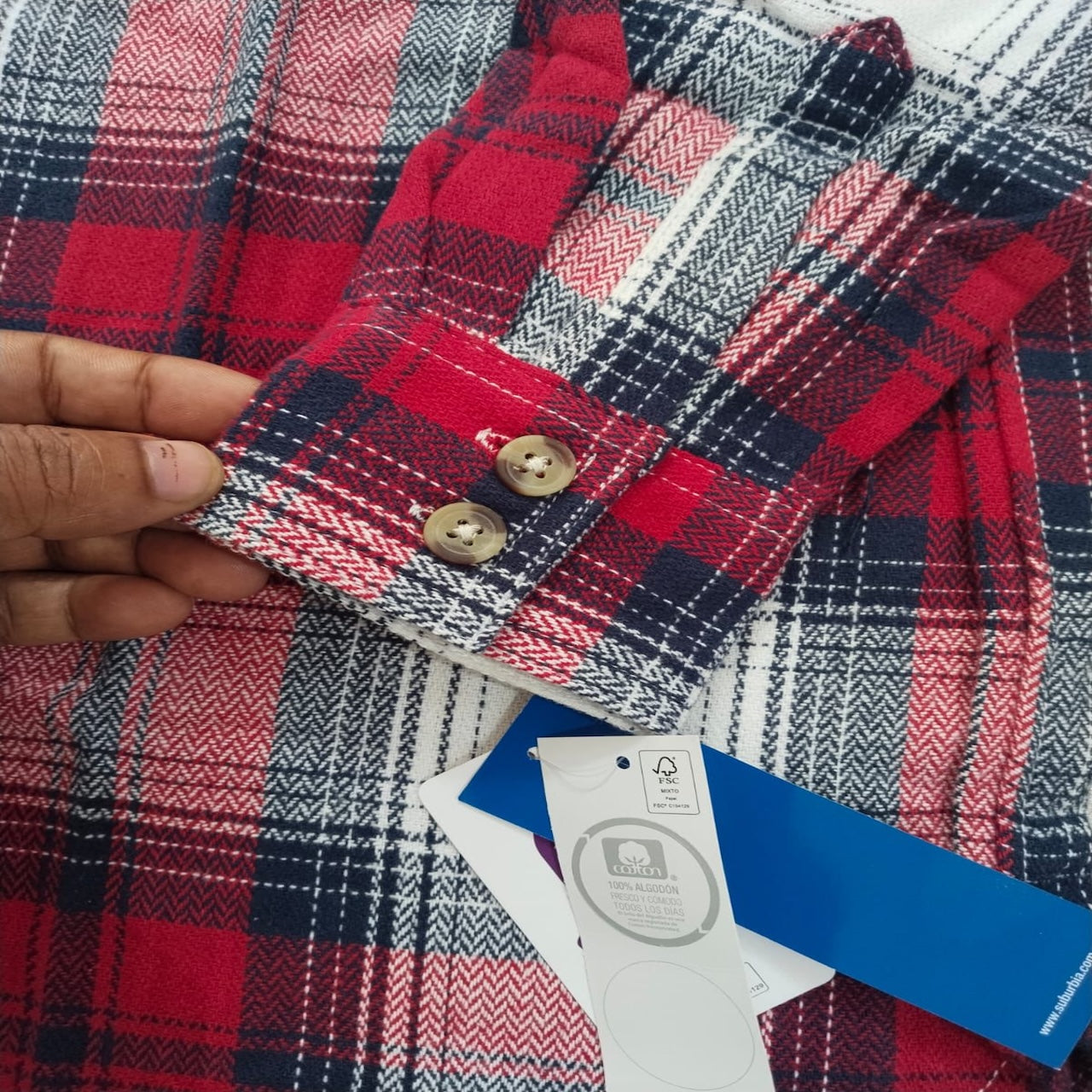 Women's Red Plaid Flannel Shirt – Weekend Collection