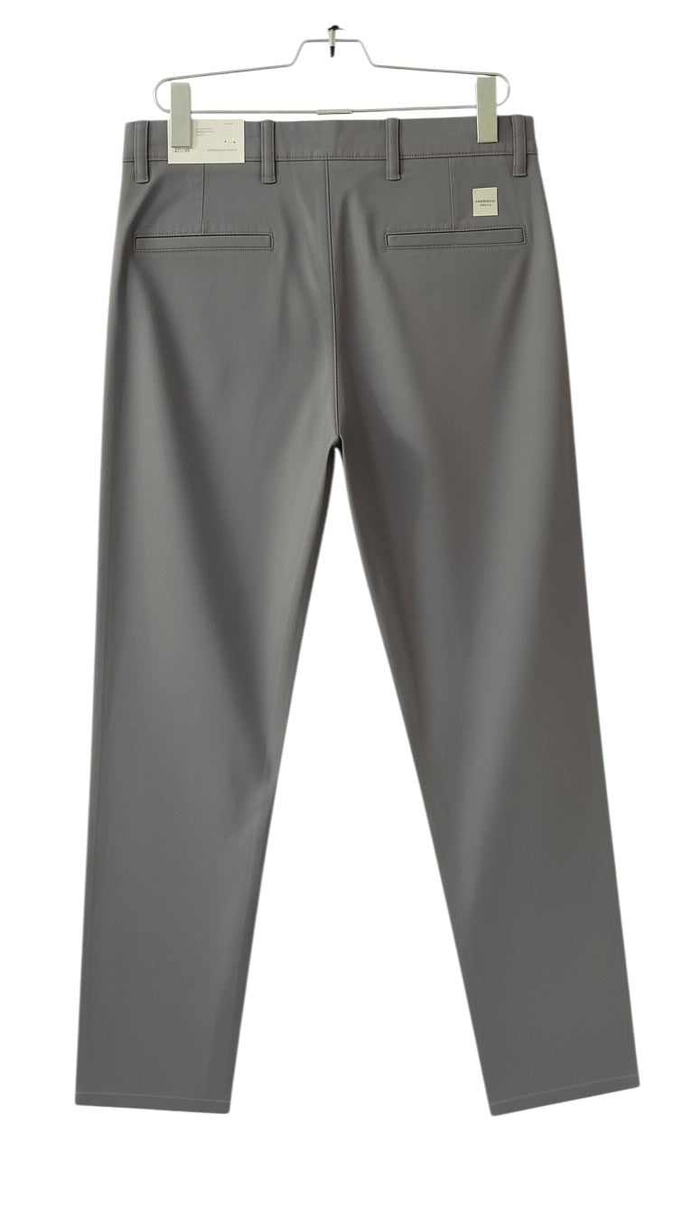 American Eagle Men's Classic Straight Chino Pants – Mid Grey / Storm Grey