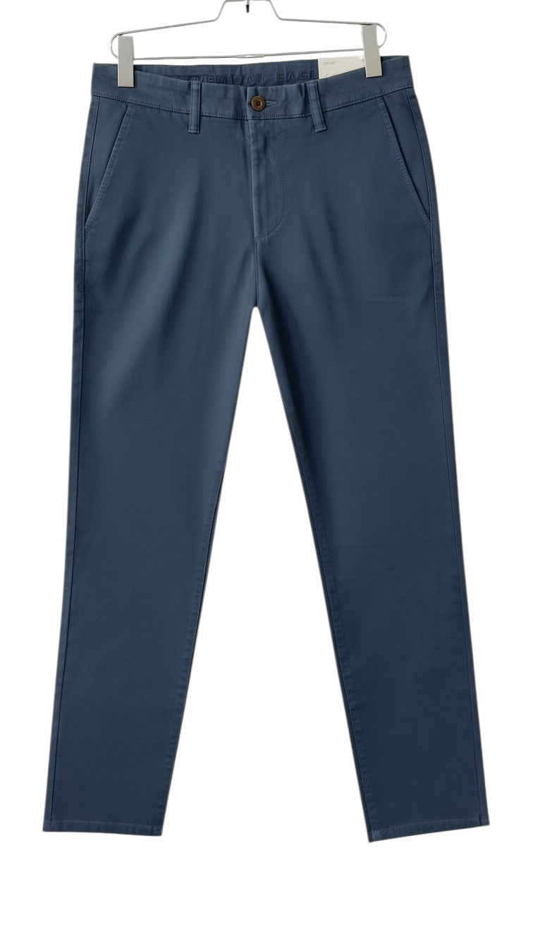 American Eagle Men's Classic Straight Chino Pants – Slate Blue / Steel Blue